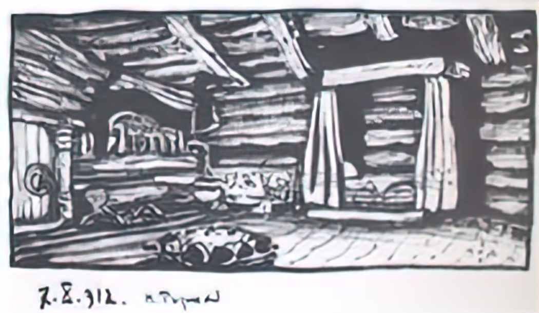 Nicholas Roerich oze s death 1912 Art A4 Photo Print