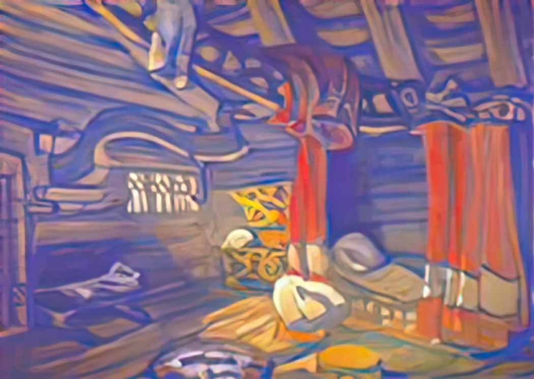 Nicholas Roerich oze s hut 1912 Art A4 Photo Print