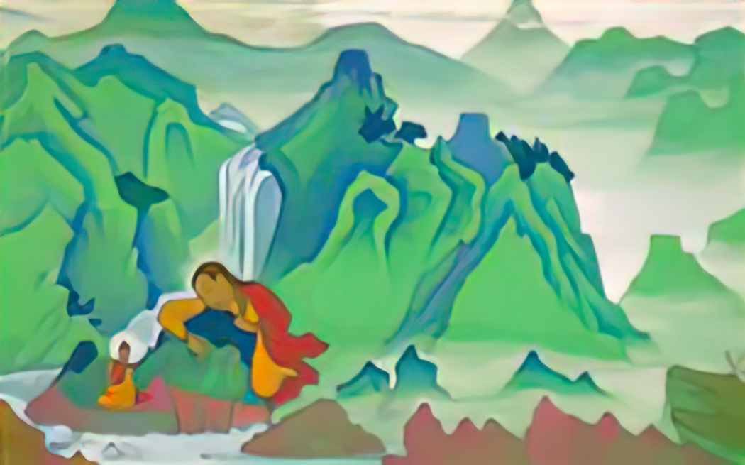 Nicholas Roerich padmasambhava 1924 Art A4 Photo Print