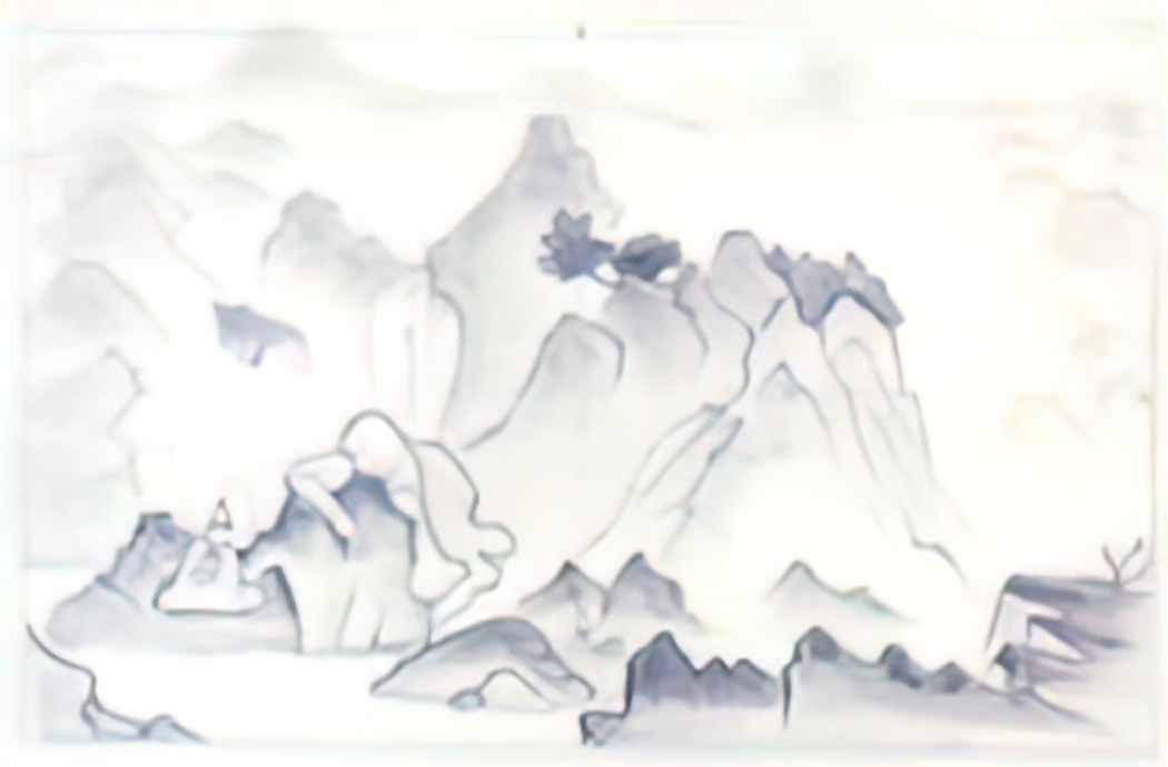 Nicholas Roerich padmasambhava Art A4 Photo Print