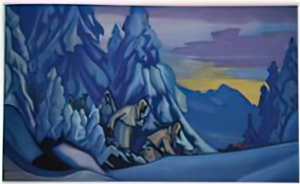 Nicholas Roerich partisans 1942 Art A4 Photo Print
