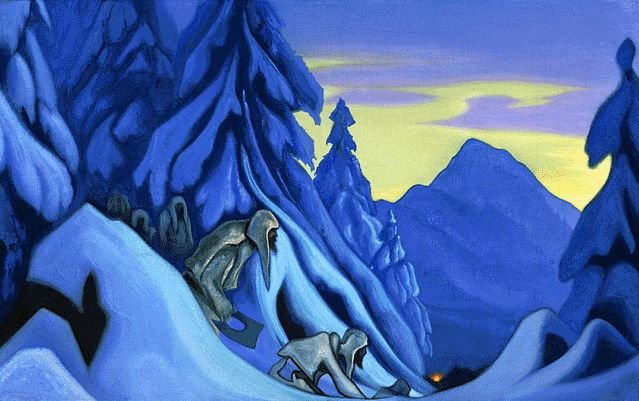 Nicholas Roerich partisans A4 Photo Print 2