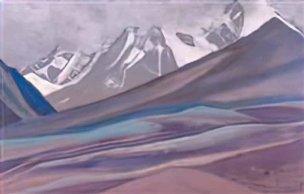 Nicholas Roerich pass Art A4 Photo Print