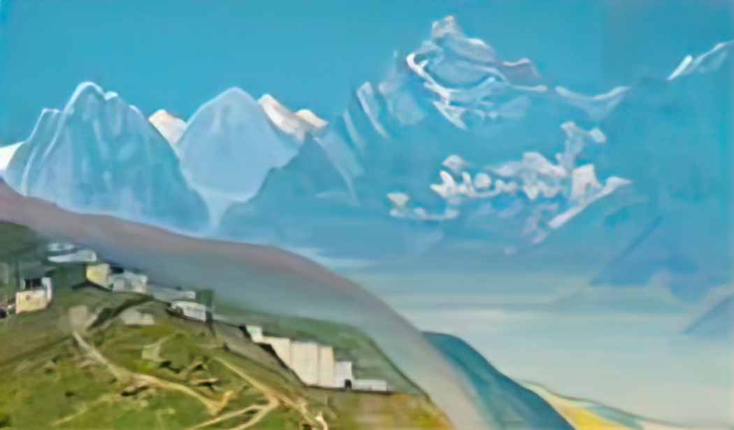 Nicholas Roerich path to kailas 1931 1 Art A4 Photo Print