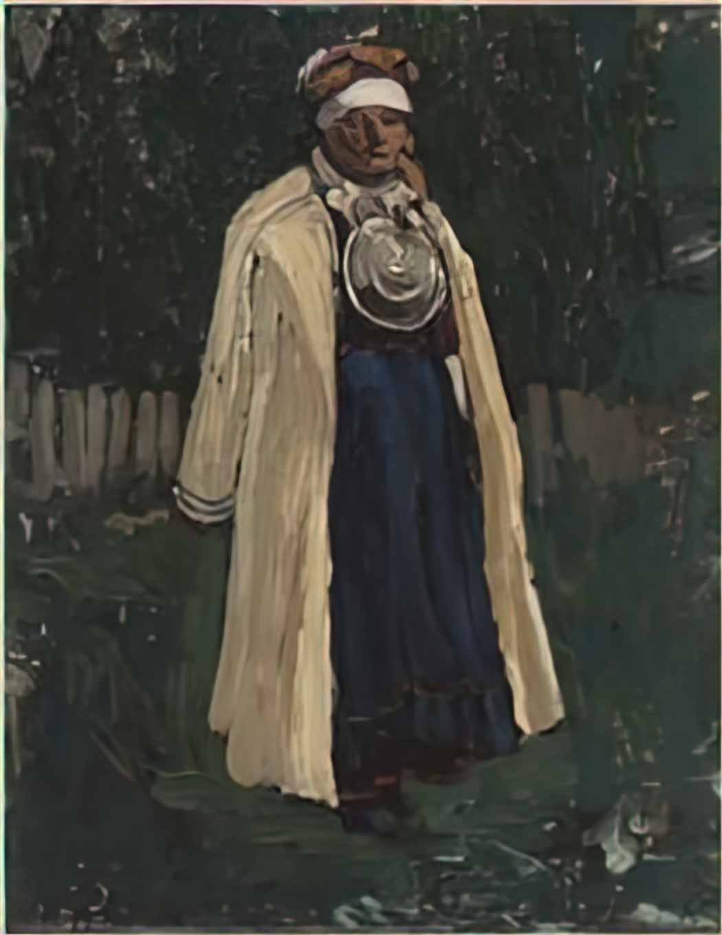 Nicholas Roerich pechora a half beleiver a setos woman 1903 Art A4 Photo Print