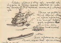 Nicholas Roerich pen drawing in his letter to v stasov 1897 Art A4 Photo Print