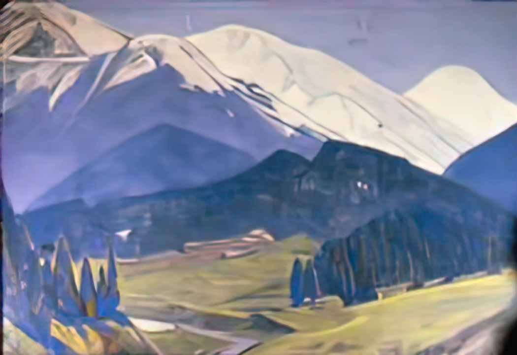 Nicholas Roerich pir panjal 1925 2 Art A4 Photo Print