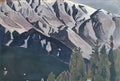 Nicholas Roerich pir panjal 1925 Art A4 Photo Print