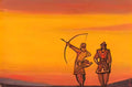 Nicholas Roerich polovets with bow 1943 Art A4 Photo Print