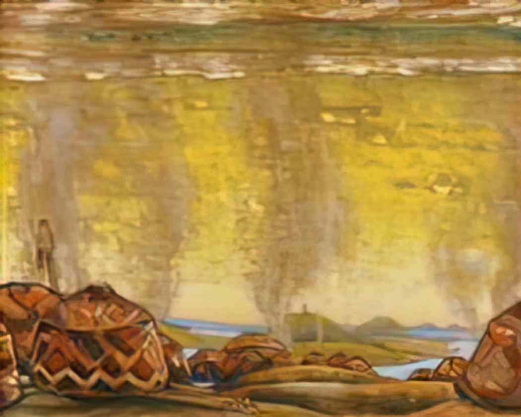 Nicholas Roerich polovtsian camp 1908 Art A4 Photo Print