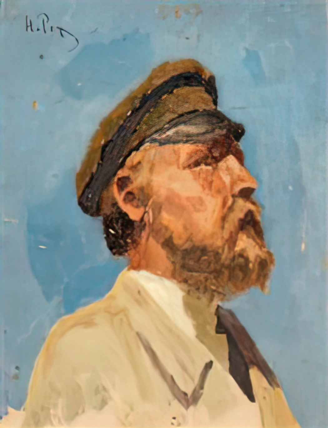 Nicholas Roerich portrait of man Art A4 Photo Print