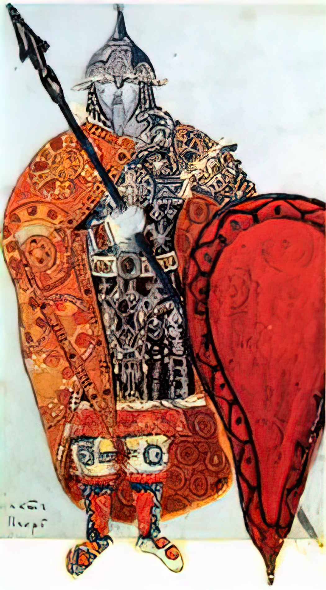 Nicholas Roerich prince igor 1914 Art A4 Photo Print