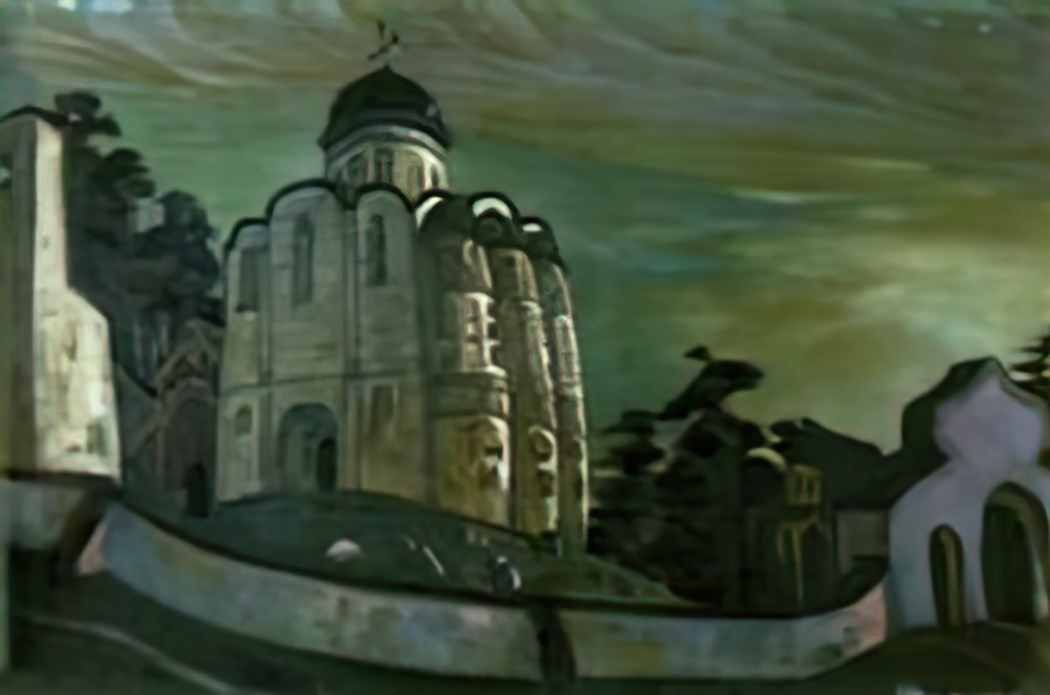 Nicholas Roerich putivl 1920 Art A4 Photo Print