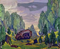 Nicholas Roerich ravine 1912 Art A4 Photo Print