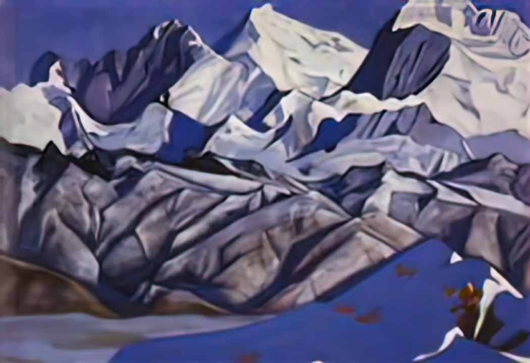 Nicholas Roerich red horses 1925 Art A4 Photo Print