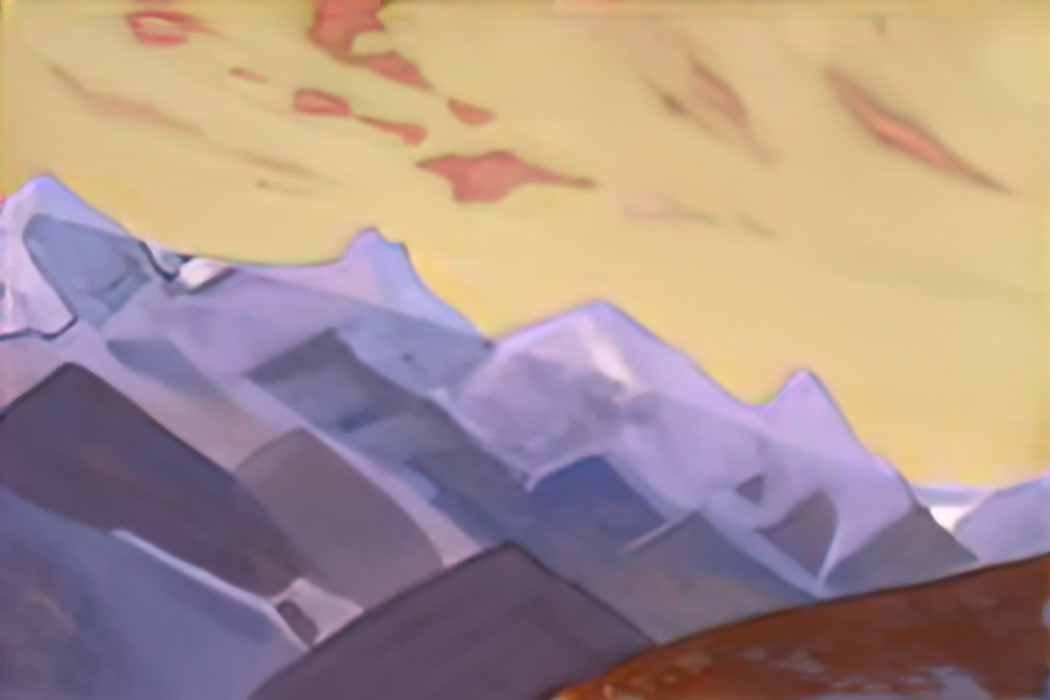 Nicholas Roerich ridge approaches to everest 1936 Art A4 Photo Print
