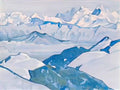 Nicholas Roerich ridge of everest 1924 Art A4 Photo Print