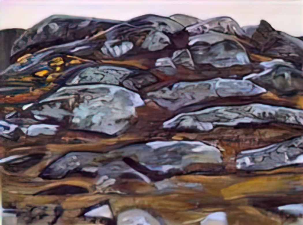 Nicholas Roerich rocks karelia 1917 Art A4 Photo Print