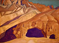 Nicholas Roerich rocks with buddhist caves Art A4 Photo Print