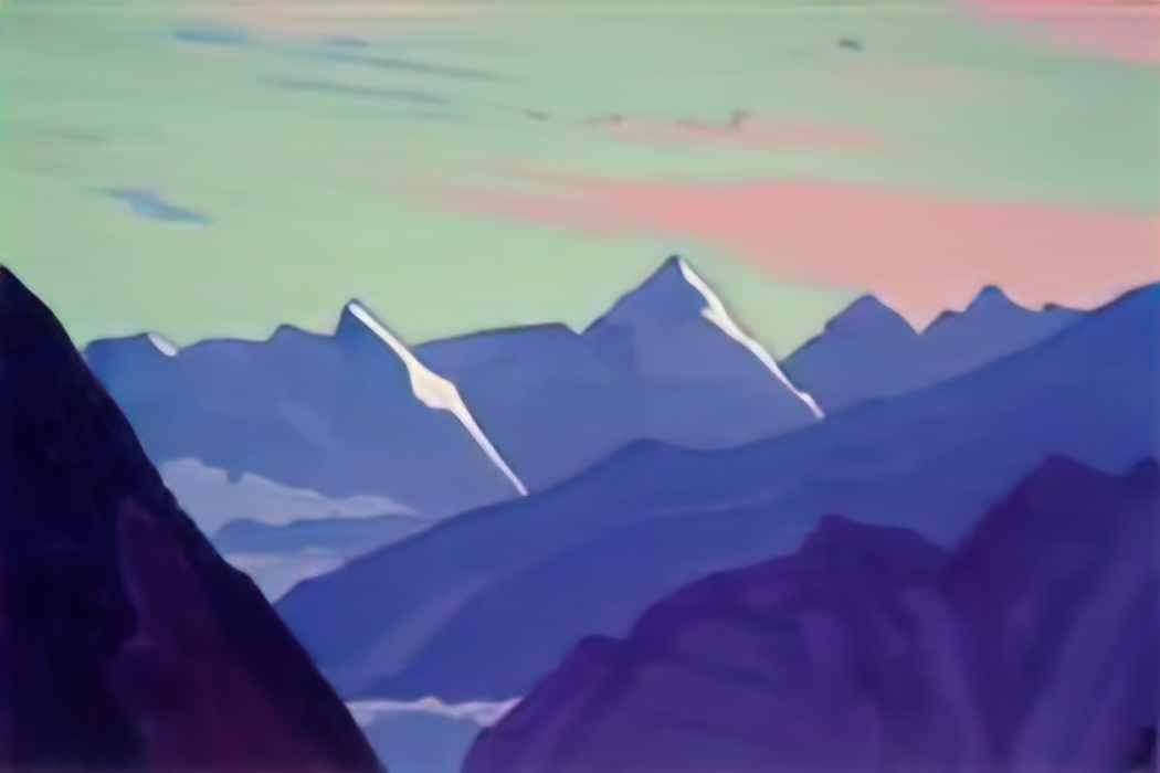 Nicholas Roerich rohtang pass 1936 Art A4 Photo Print