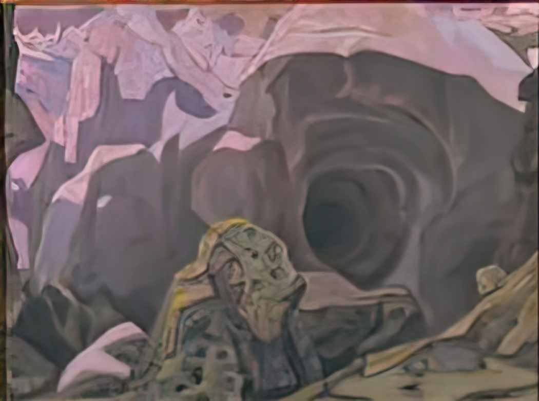Nicholas Roerich rond rocks 1911 1 Art A4 Photo Print