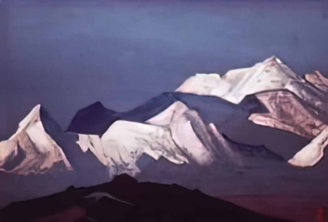 Nicholas Roerich sacred himalayas 1933 1 Art A4 Photo Print