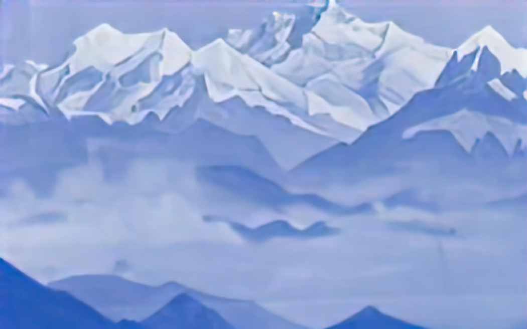 Nicholas Roerich sacred himalayas 1933 2 Art A4 Photo Print