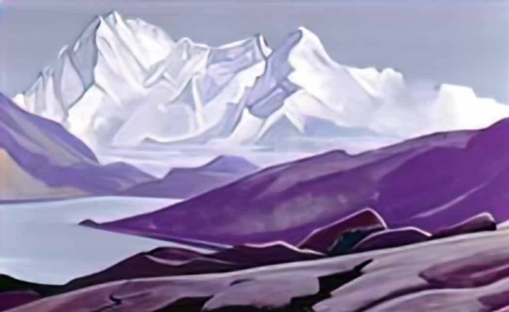Nicholas Roerich sacred himalayas 1934 2 Art A4 Photo Print