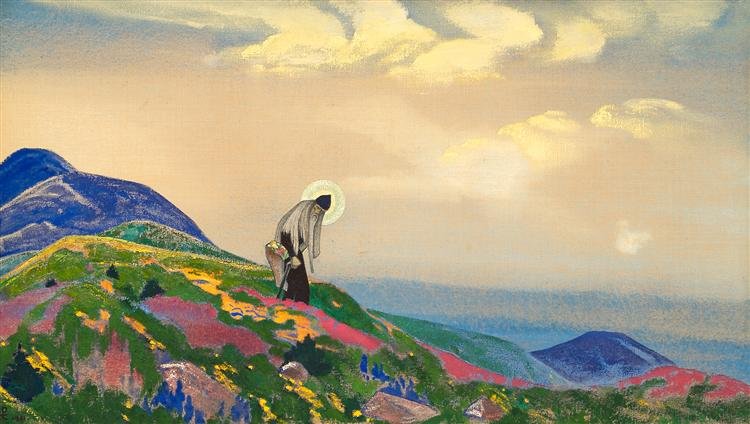 Nicholas Roerich saint pantaleon the healer A4 Photo Print