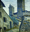 Nicholas Roerich san gimignano 1906 Art A4 Photo Print