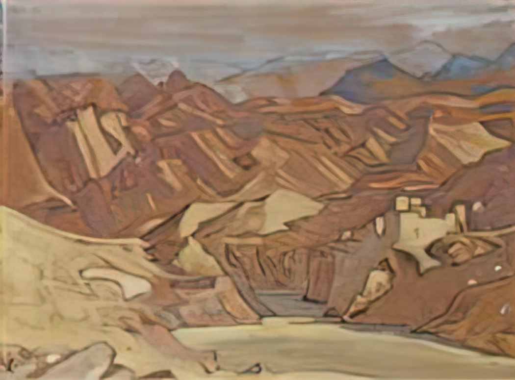 Nicholas Roerich sanctuaries and citadels 1925 7 Art A4 Photo Print