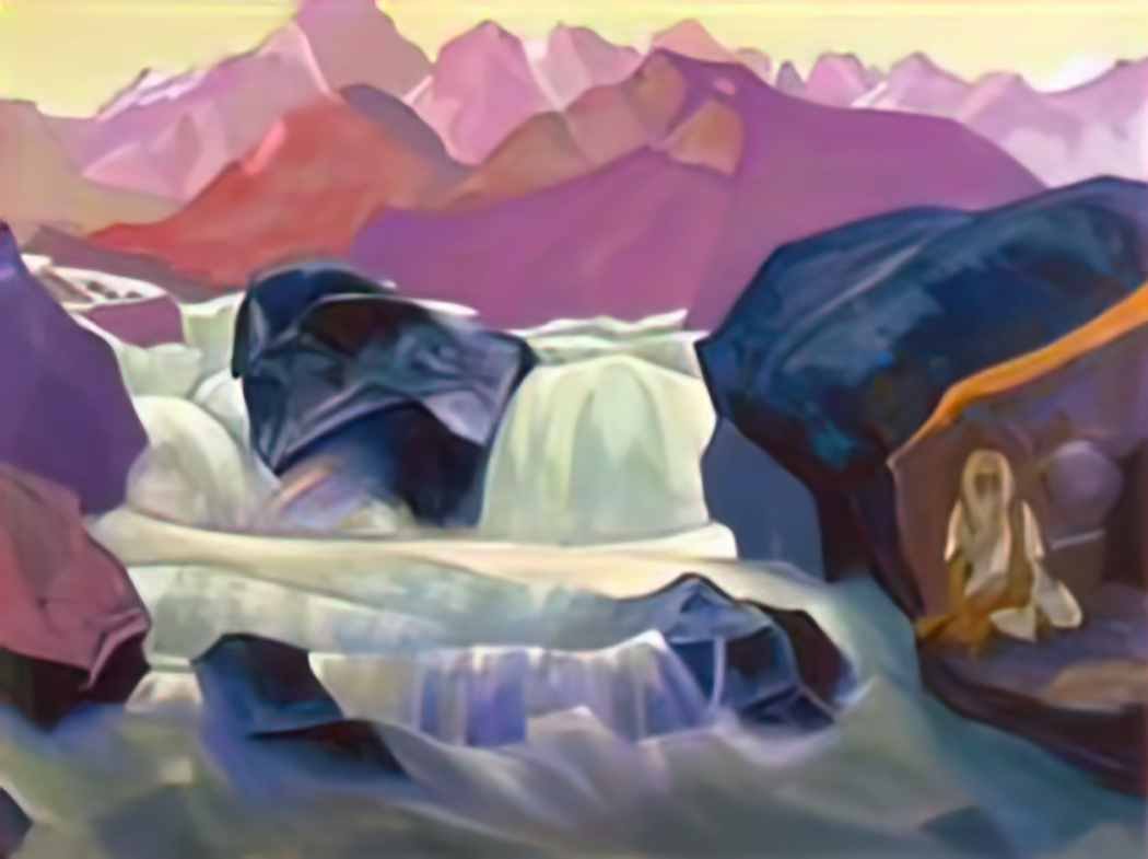 Nicholas Roerich santana 1937 Art A4 Photo Print