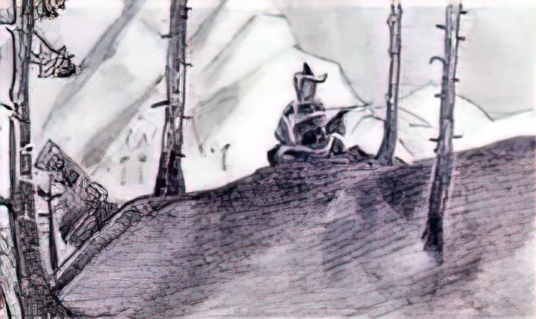 Nicholas Roerich saraha the blessed arrow 1925 Art A4 Photo Print