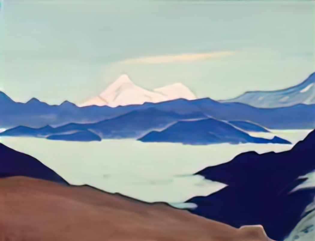 Nicholas Roerich sared himalayas 1933 Art A4 Photo Print