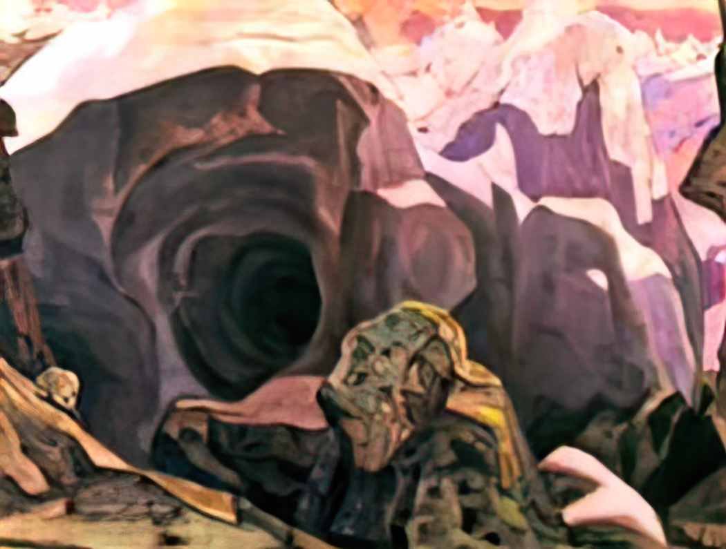 Nicholas Roerich scene design for peer gynt 1911 Art A4 Photo Print