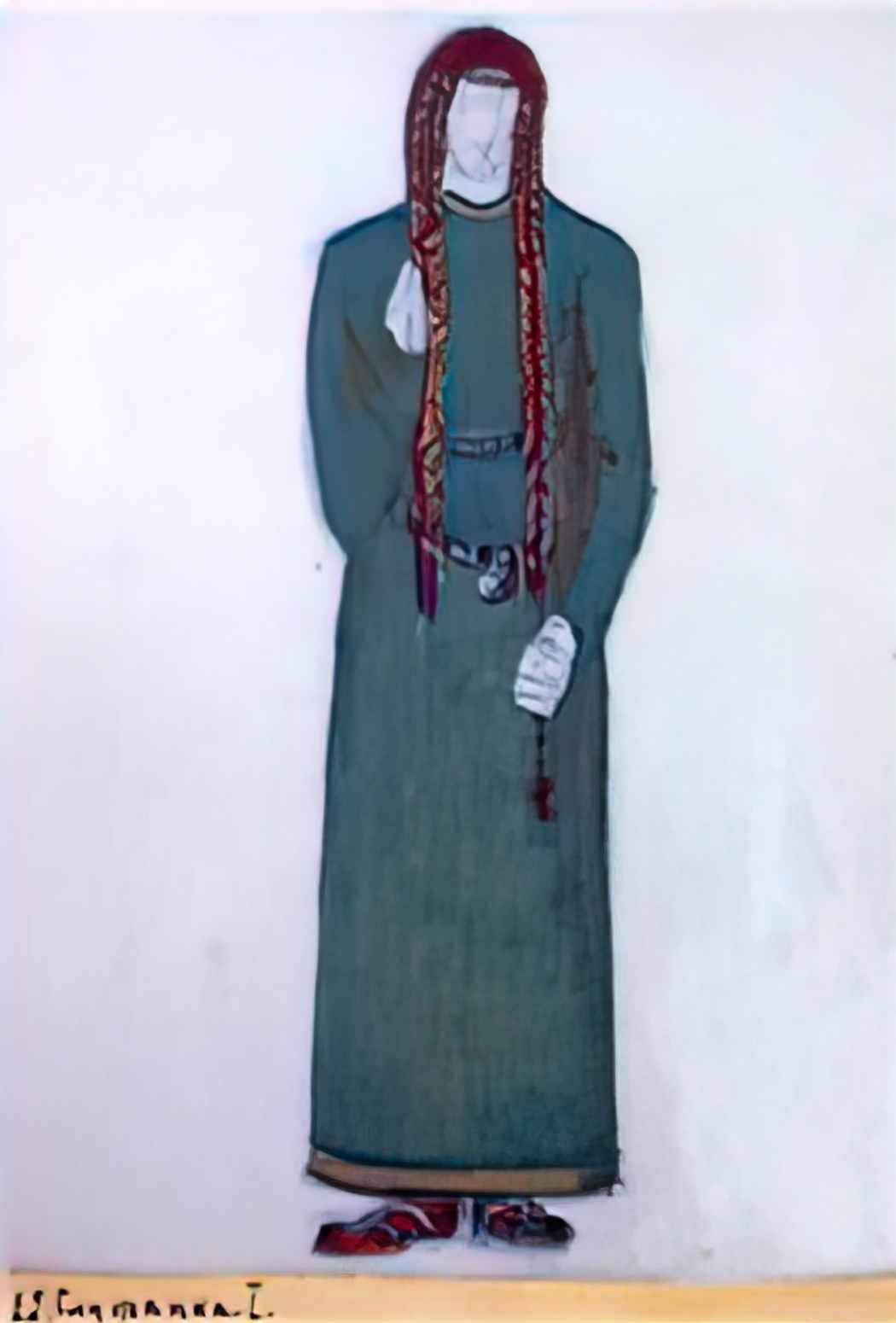 Nicholas Roerich servant 1912 1 Art A4 Photo Print
