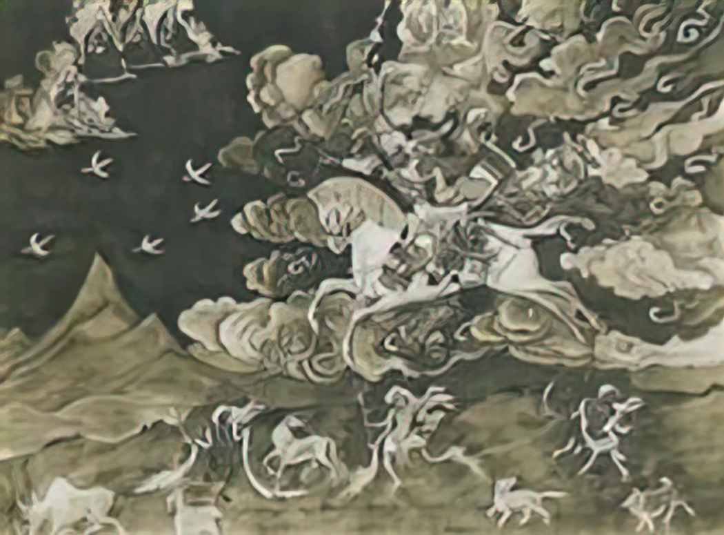 Nicholas Roerich shambala is going Art A4 Photo Print
