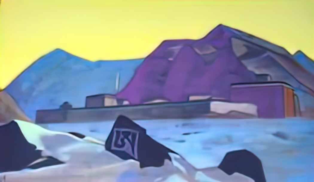 Nicholas Roerich sharugen monastery 1932 Art A4 Photo Print