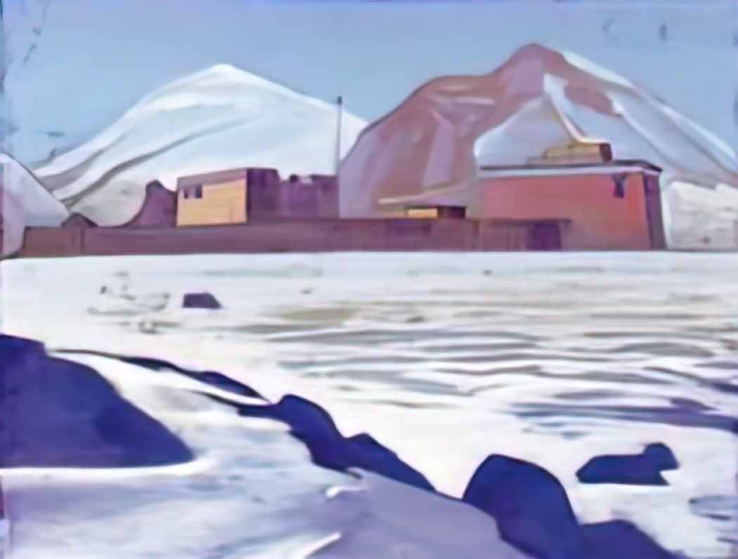 Nicholas Roerich sharugon monastery 1928 Art A4 Photo Print