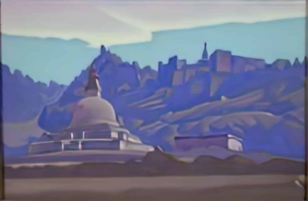 Nicholas Roerich she monastery 1937 Art A4 Photo Print