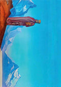 Nicholas Roerich she who holds the world A4 Photo Print