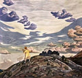 Nicholas Roerich sign 1915 Art A4 Photo Print