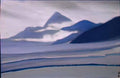 Nicholas Roerich siver clouds over the mountains 1941 Art A4 Photo Print