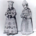 Nicholas Roerich sketch of costumes for snow maiden 1920 Art A4 Photo Print