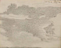 Nicholas Roerich sketch of landscape and clouds Art A4 Photo Print