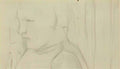 Nicholas Roerich sketch of man s head self portrait 1890 Art A4 Photo Print