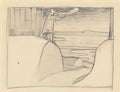 Nicholas Roerich sketch of man with buggle Art A4 Photo Print