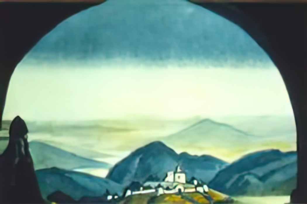 Nicholas Roerich slavic land Art A4 Photo Print