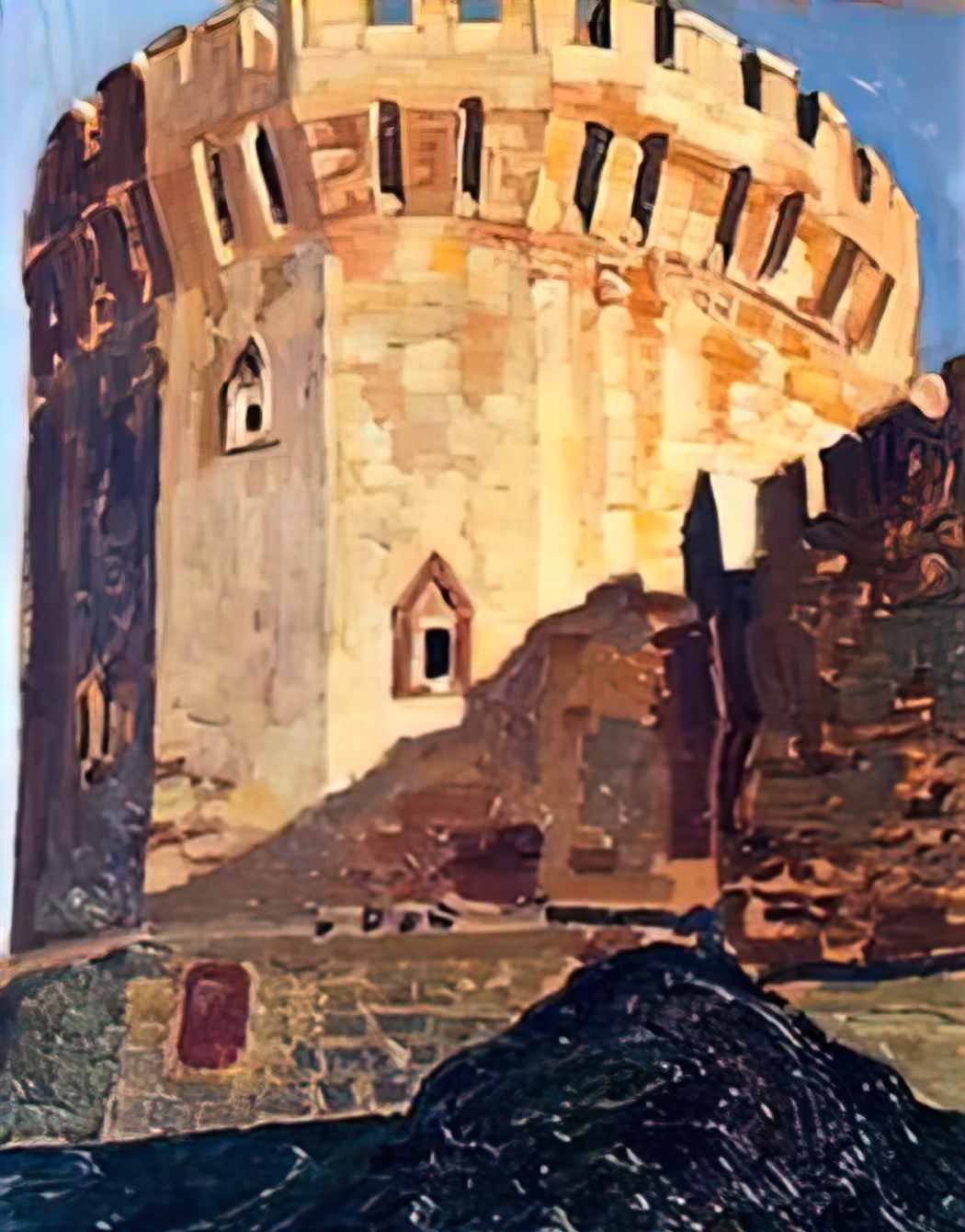 Nicholas Roerich smolensk tower 1903 2 Art A4 Photo Print