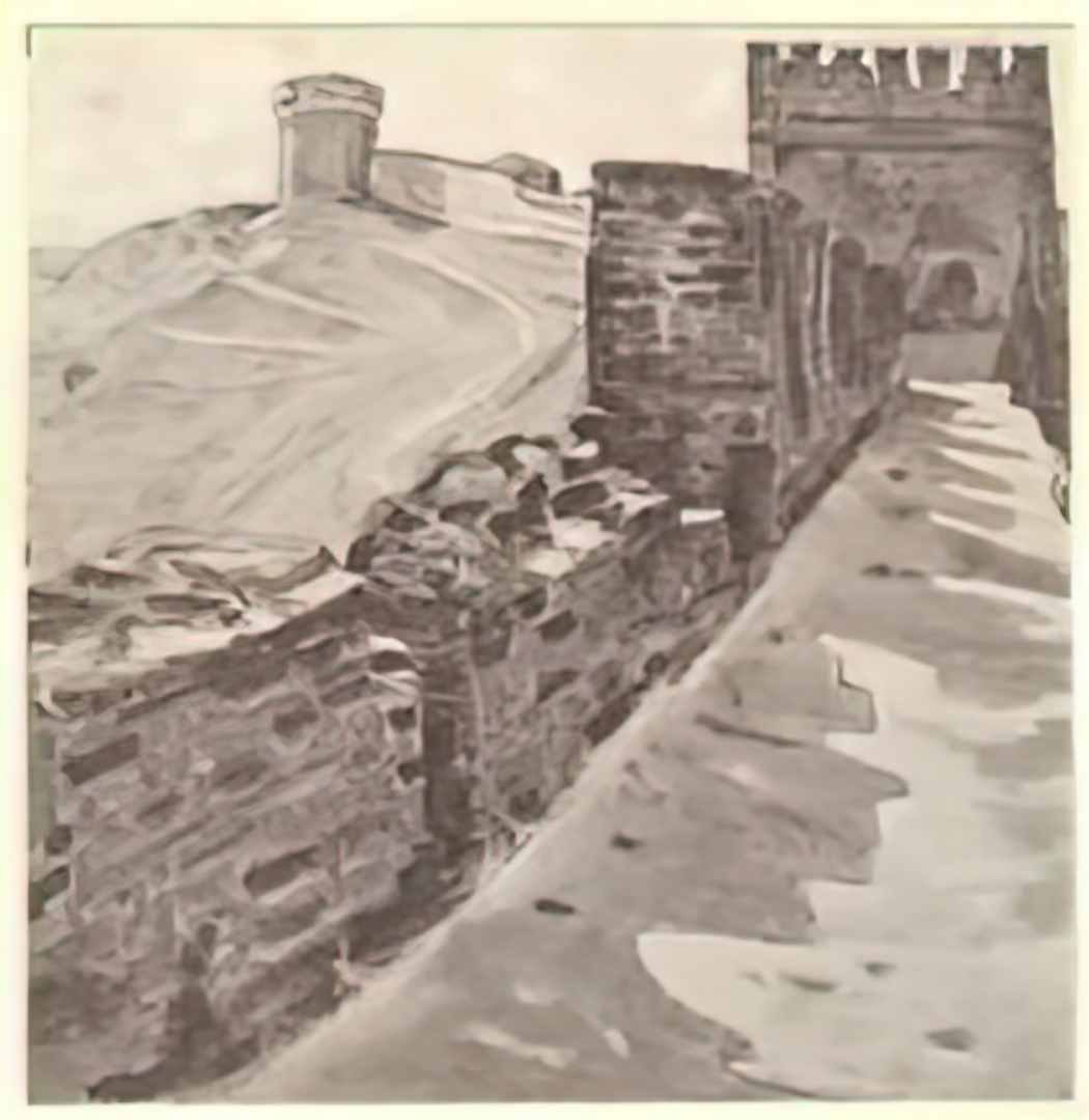 Nicholas Roerich smolensk walls 1910 Art A4 Photo Print